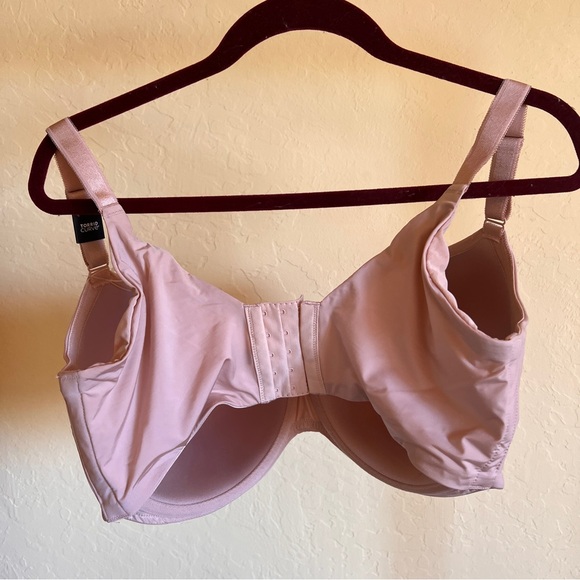 Torrid Curve Lightly Lined Nude Balconette Smoothing Bra in Rose Dust - Picture 5 of 7